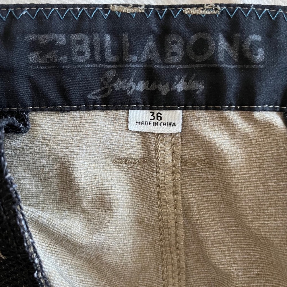 Billabong Crossfire Submersibles Hybrid Shorts Mens 36 Khaki Tan Stretch Chino - Picture 8 of 9